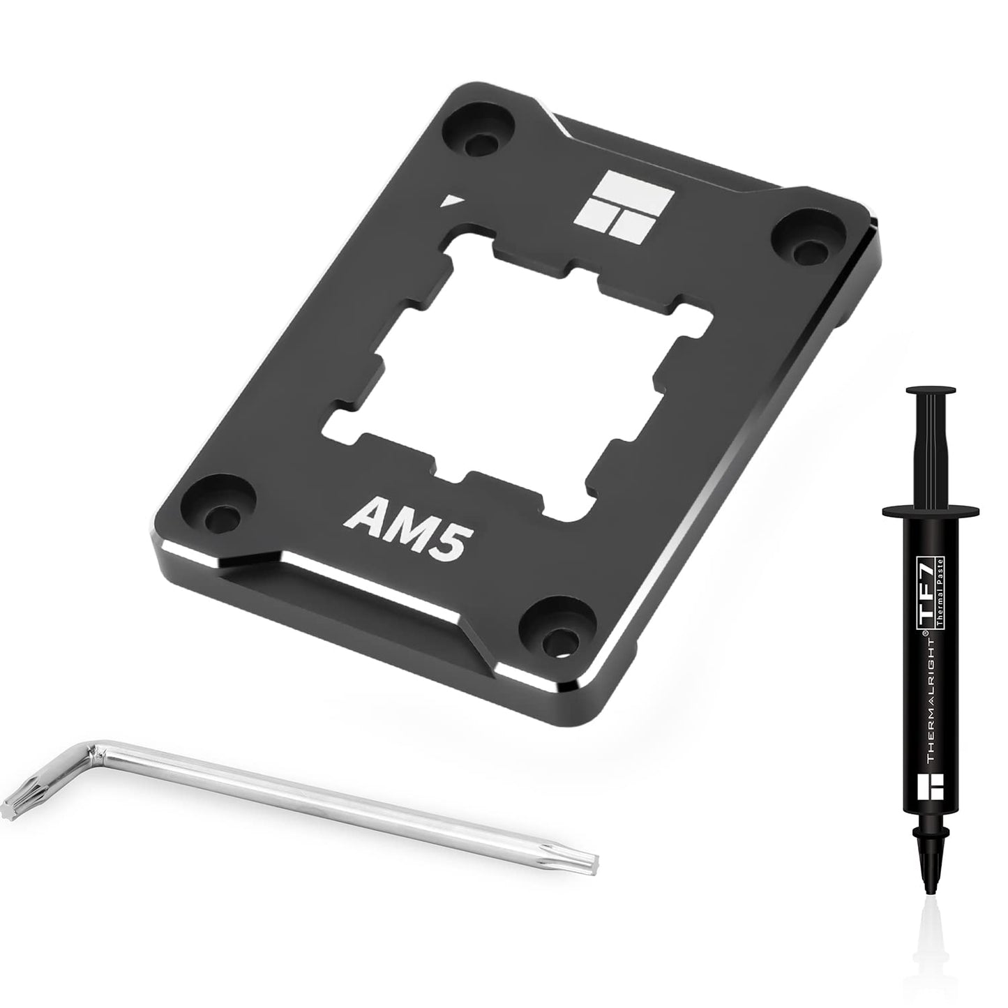Thermalright ASF-Black AM5 CPU Holder, Corrective Anti-Bending Fixing Frame, AM5 Full-fit Fixed Non-Marking Mounter, AM5 Anti-Bending Contact Frame
