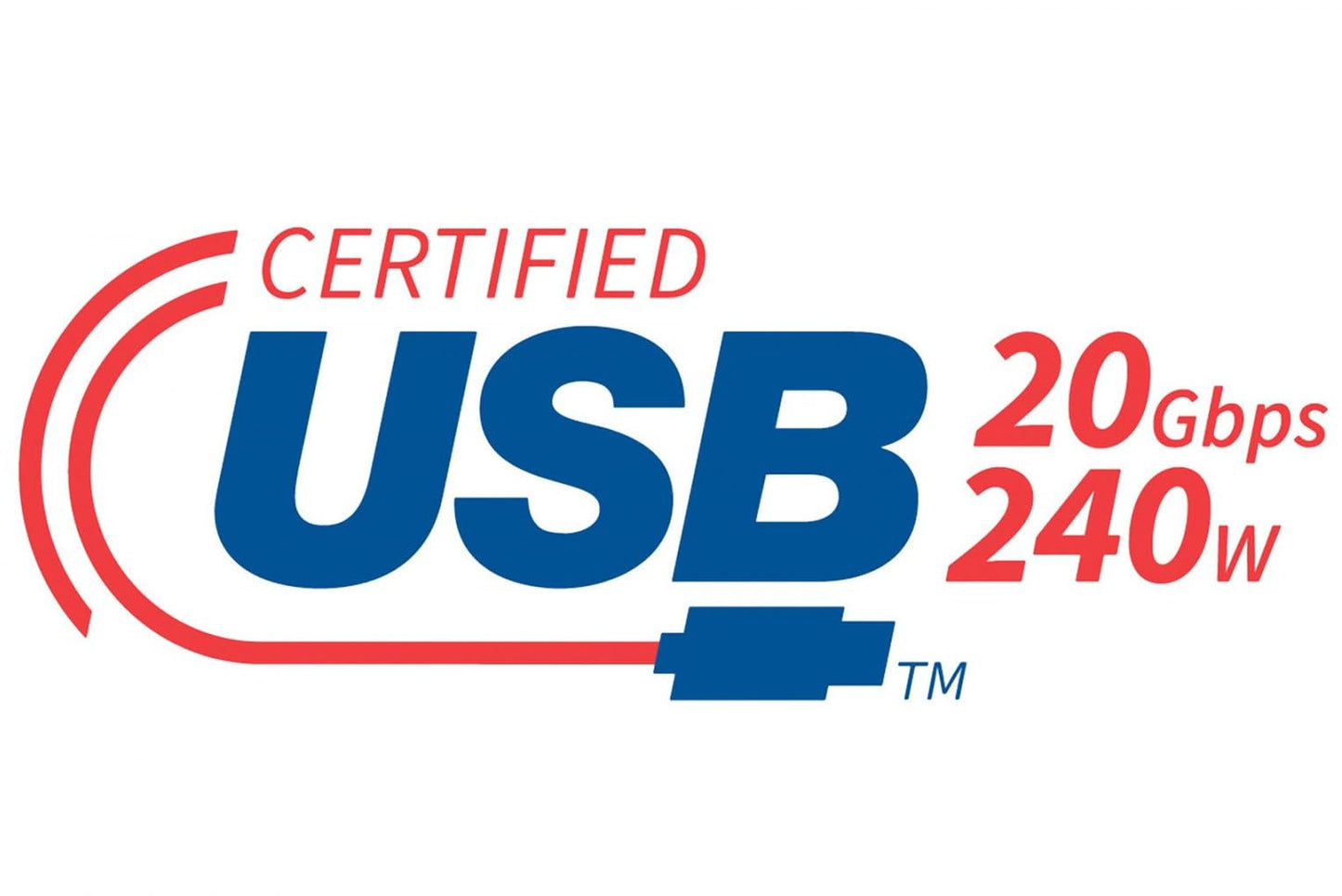 Sewell USB 4.0 Type C 20Gbps Cable, USB-IF Certified, 8K 240w, 6.5 ft. (2m)