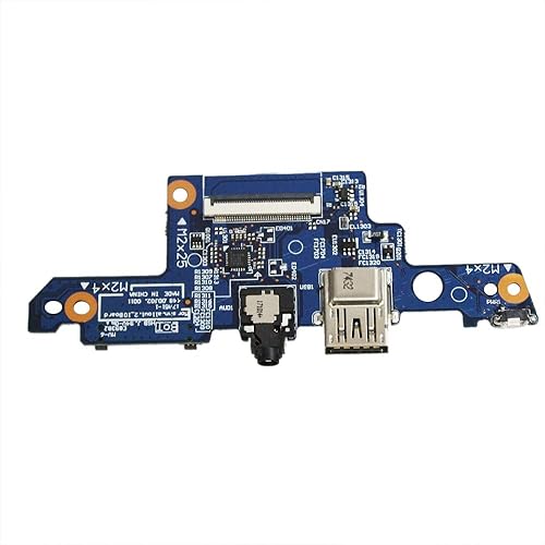 Zahara USB PCBA Audio Power Button Board Replacement for HP Envy X360 M6-AQ003DX M6-AQ005DX M6-AQ103DX L04003-001