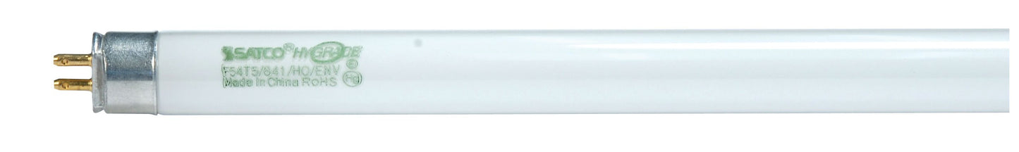 Satco S8118 5000K 24-Watt Mini Bi Pin T5 HO High Performance Lamp, Daylight