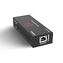 ToVi Dante Analog Audio Encoder - 2-Channel Analog to Dante/AES67 Audio Over IP Converter - Balanced/Unbalanced Input with 3-Level Gain - 24-bit