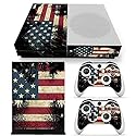 Console Skin Compatible with Xbox One Slim Protective Sticker Cover for Controller (Multi)