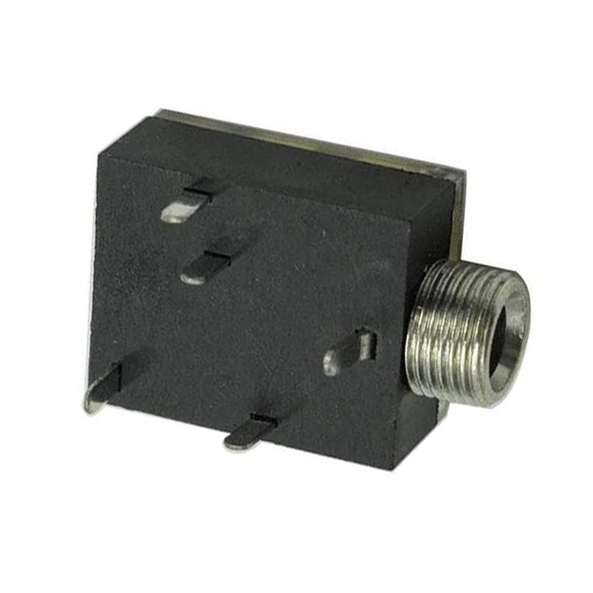jing PJ-324M 3.5mm Mono and Stereo Jack Socket 5 Pin PCB Panel Mount Female Audio Headphone Socket Connector - (10 Pcs)