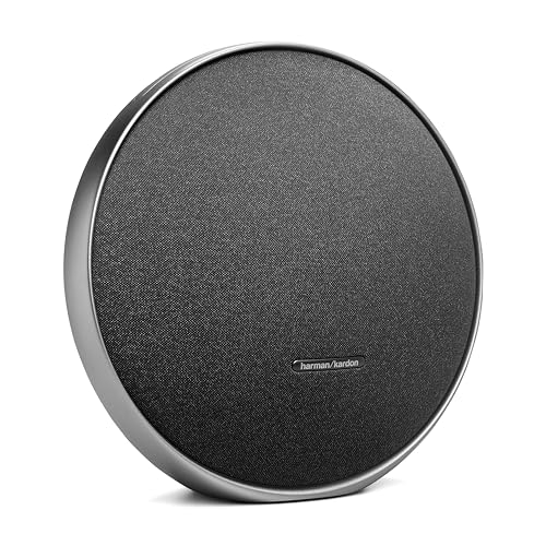 Harman Kardon Onyx Studio 9 - Portable Stereo Bluetooth Home Speaker with Built-in Battery and USB Charging, self-Tuning, and Multi-Speaker Connection