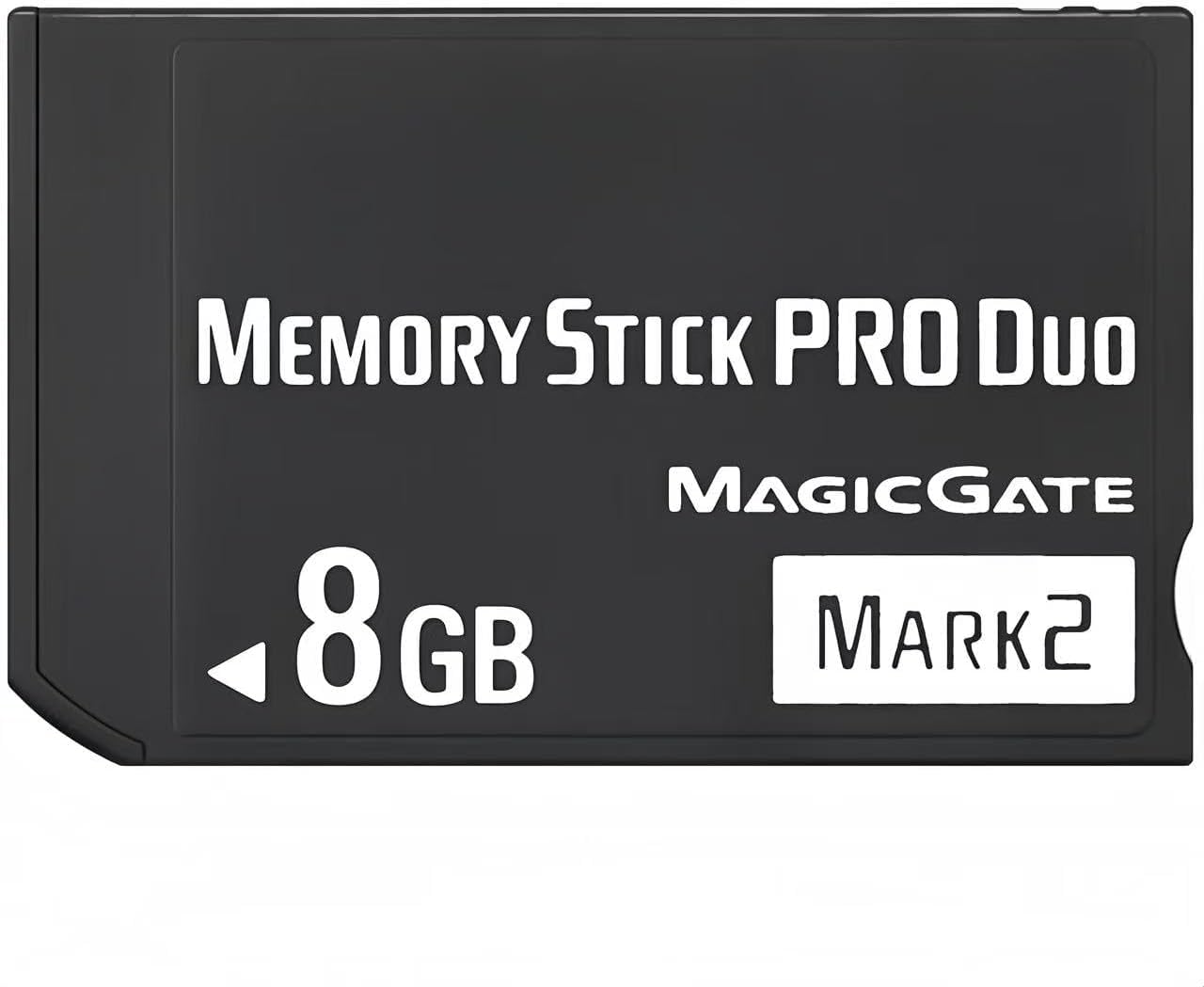 ShanVa Memory Stick PRO Duo 8 GB Mark 2 PSP Memory Stick Card, Classic PSP Memory Card for PSP 1000 2000 3000 and Cyber-Shot DSC, Alpha DSLR