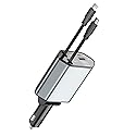 Retractable Car Charger, 120W 2.7Ft Retractable Cables and 4 Electronic Ports, Car Accessories Compatible for iOS & Android Cell Phones All Device