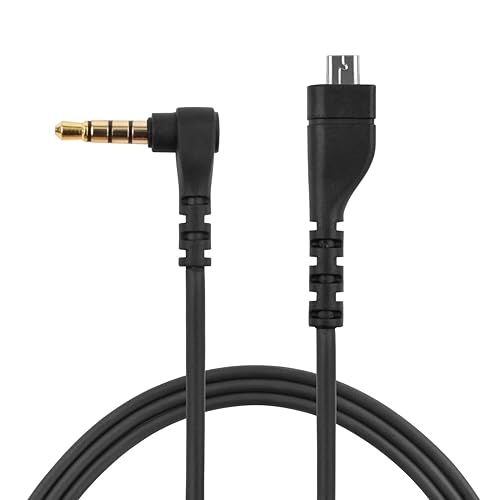 Tobysome 1.5m Black Replacement Arctis Headphone Audio Cable Compatible with SteelSeries Arctis 3/5/7/Pro Gaming Headphones, PS4/PS5/Xbox