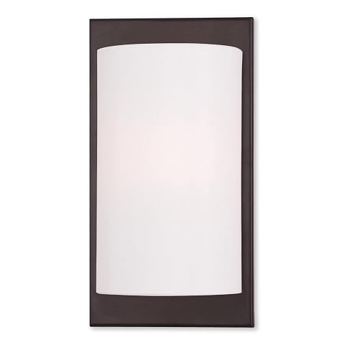 Livex Lighting 50860-07 Meridian 1-Light Wall Sconce, Bronze