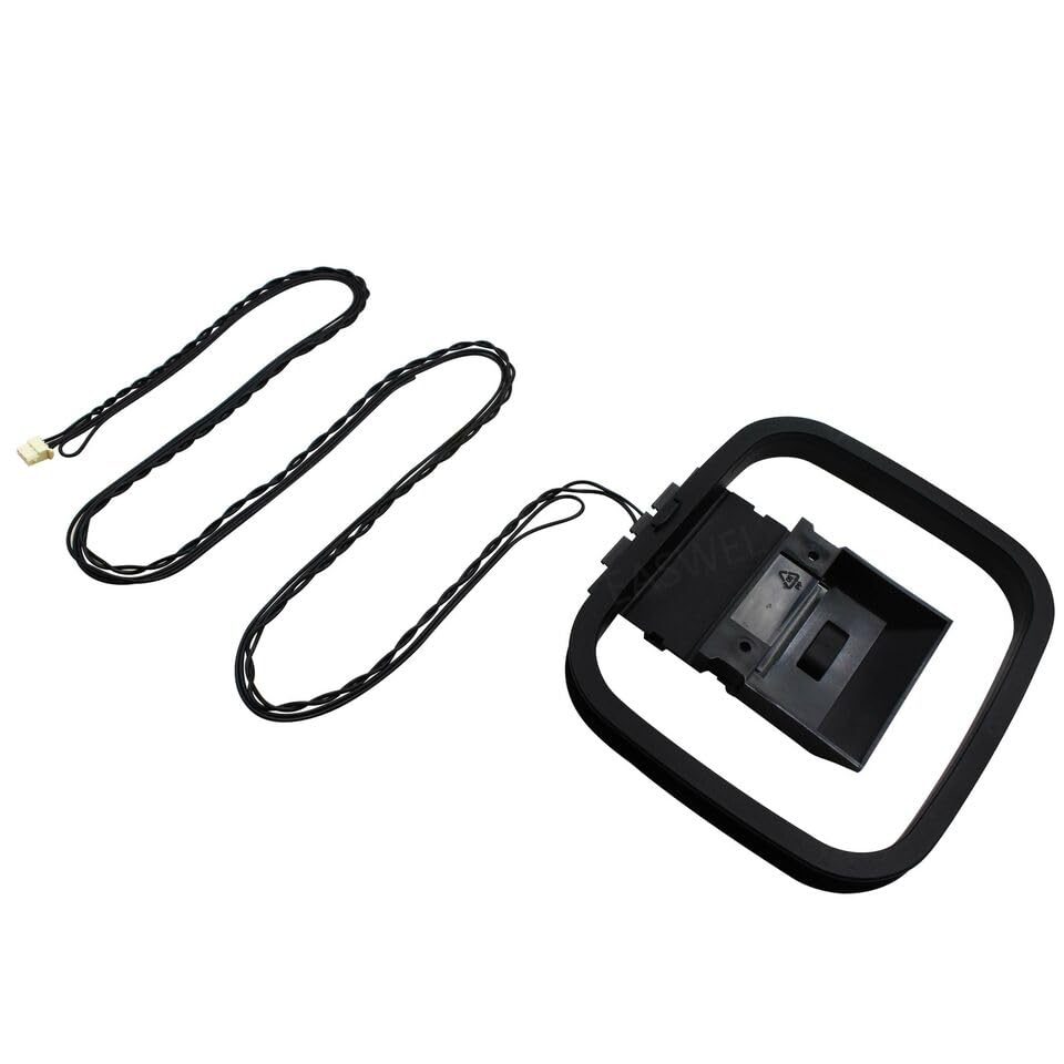 AM/FM Loop antenna with 3-pin connector Fit for Sharp XL-30 XL-HP500 CD-BA300