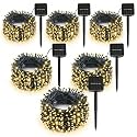 SyouHome 6 Pack Solar String Lights Outdoor, 600 LED Extra-Long 236Ft Solar Lights Outdoor with 8 Lighting Modes, IP65 Waterproof for Garden, Patio