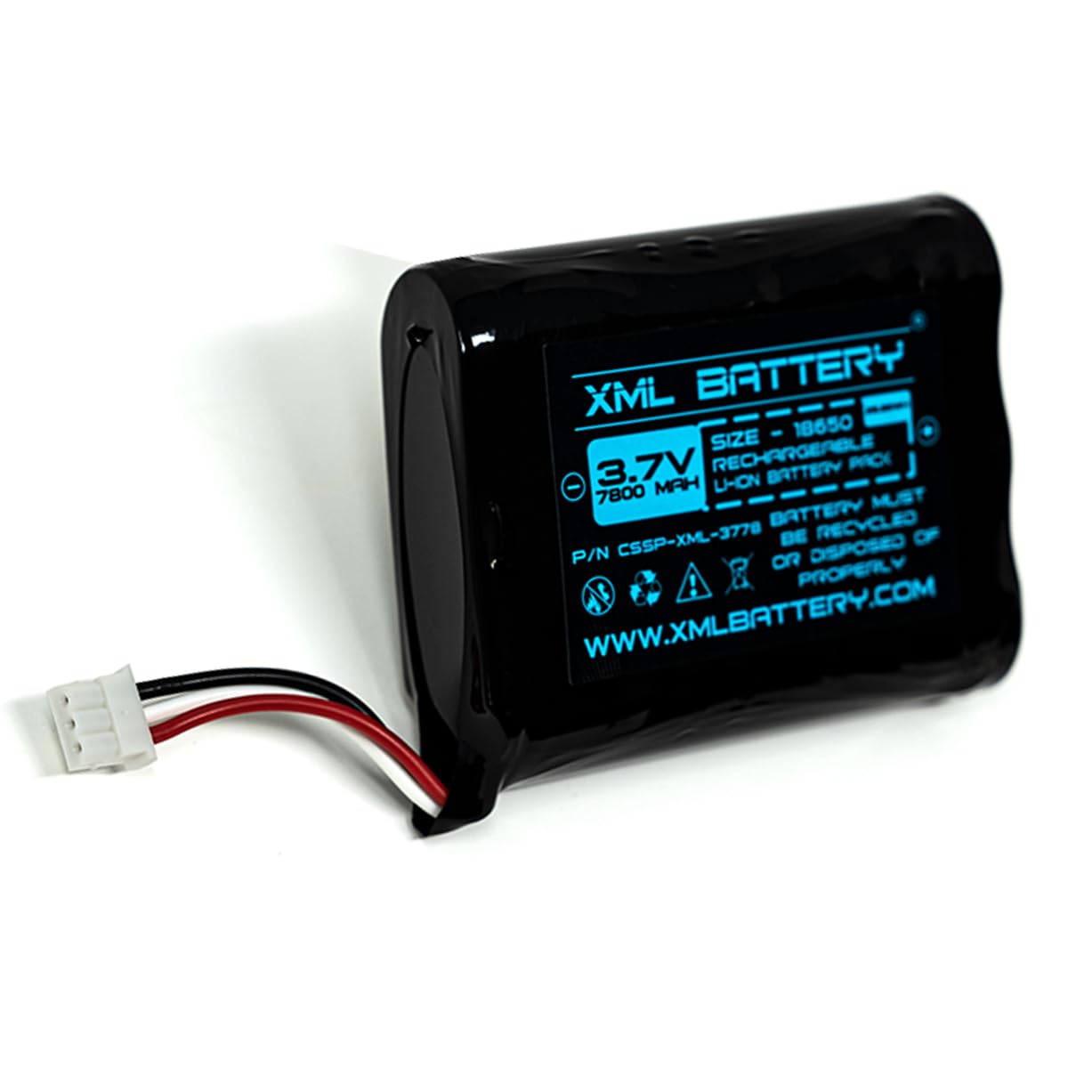 300-10186 3.7v 7800mAh Rechargeable Lithium-ion Battery Replacement for Security System Panel