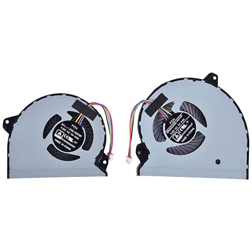 Replace for ASUS ROG Strix GL702V GL702VS GL702VSK S7VS GL702VM GL702VMK GL702VML S7VM GPU & CPU Cooling Cooler Fan FJ9U FJ9T DC5V 0.5A
