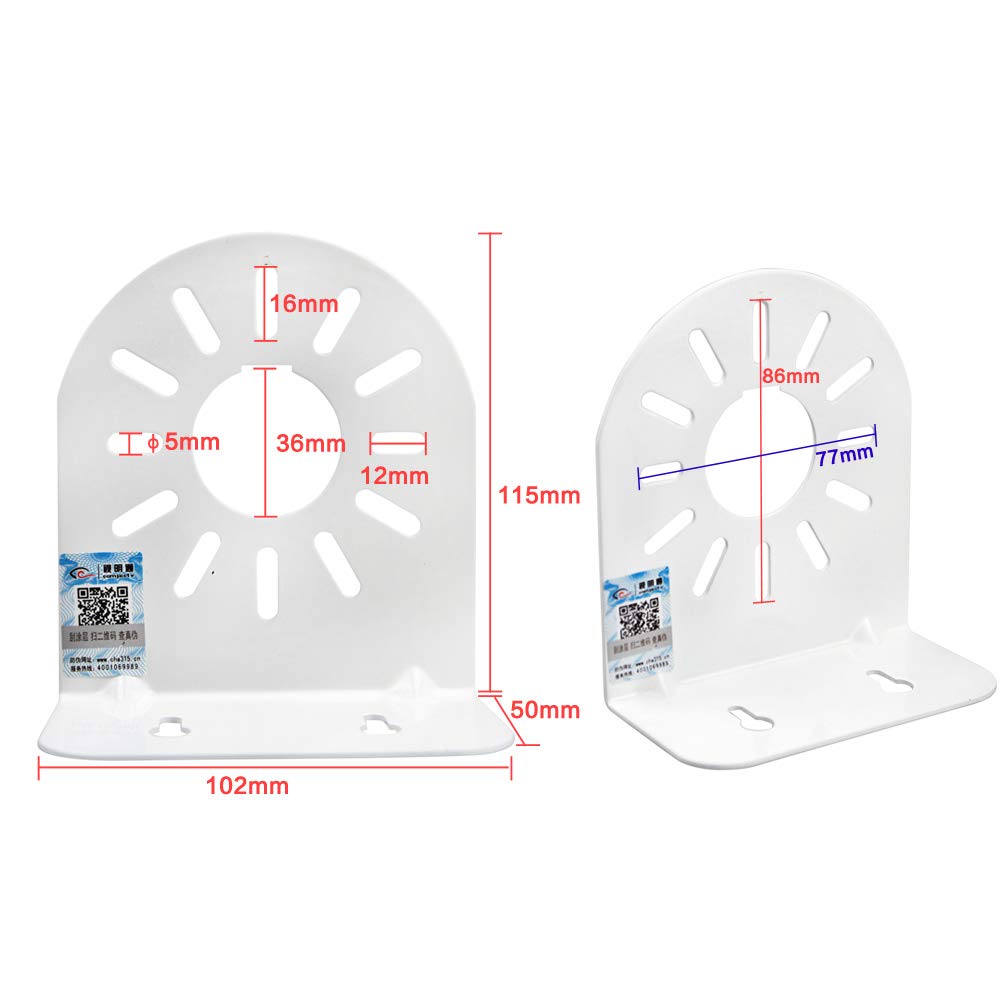 compcctv L-Shape Dome Camera Bracket,Universal Wall Ceiling Mount Bracket for Security CCTV Hikvision Dome Camera, CCTV Security Camera Mount