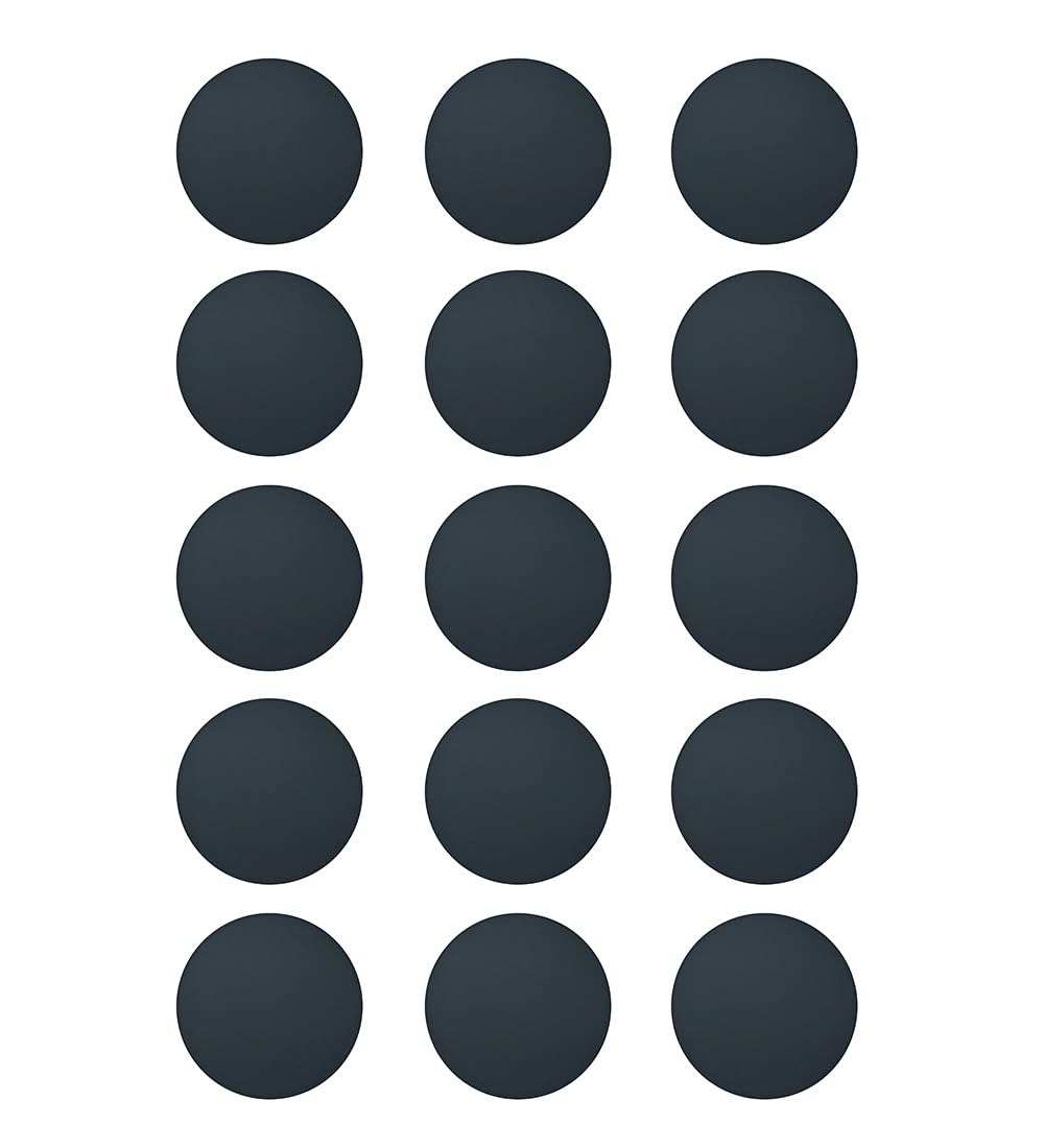 Anti Slip Self Adhesive Rubber Feet Pad, Replacement Bottom Feet for MacBook, MacBook Pro, MacBook Air, Laptop, Keyboard, Speaker, Coffee Maker 15PCS
