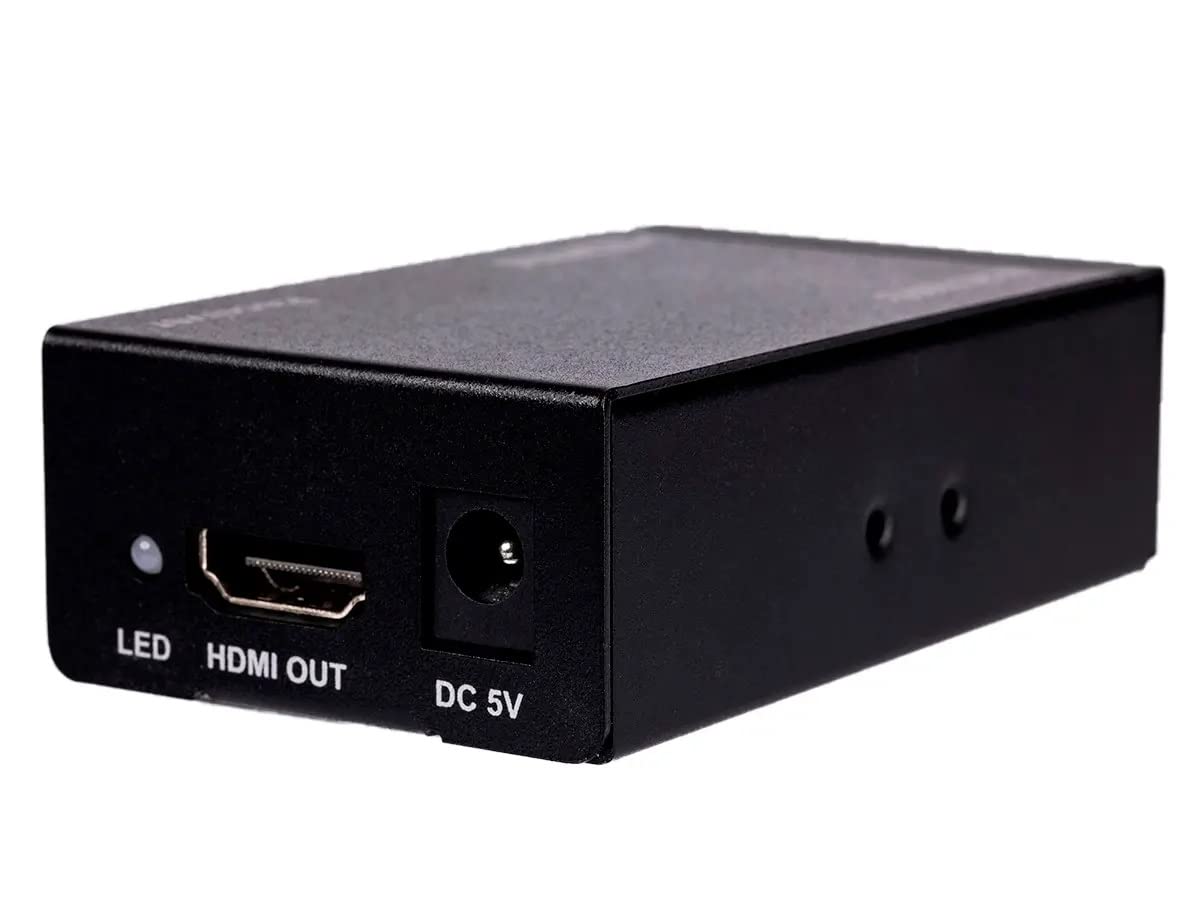 Monoprice HDMI Extender Over Coaxial Cable - Up to 328 Feet (100 Meters) 1080p@60Hz, 6.75Gbps Video Bandwidth, HDCP 1.1, for DVR and DVD Players