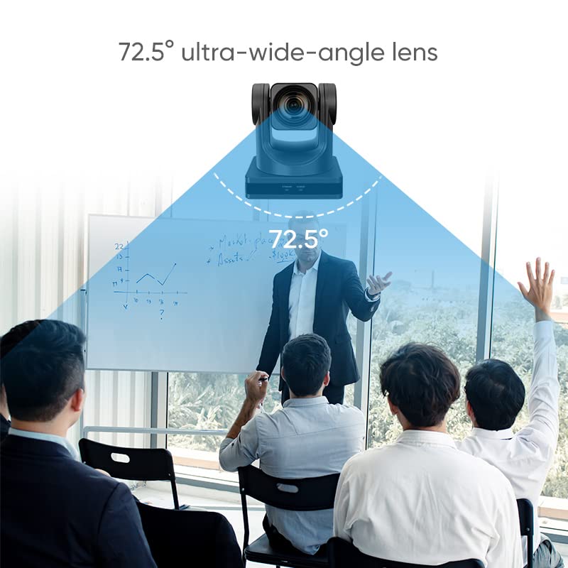 SMTAV 12x Optical Zoom, and 16x Digital Zoom,high-Speed PTZ, HDMI Output,H.265 Support Full HD Video Conference Cameras