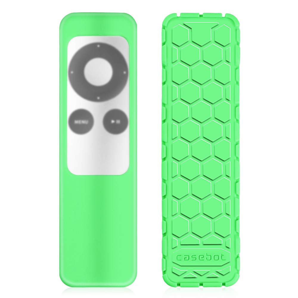 Fintie Protective Case for Apple TV 2 3 Remote Controller - CaseBot (Honey Comb Series) Light Weight (Anti Slip) Shock Proof Silicone Sleeve Cover