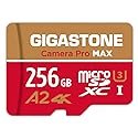 ?5-Years Data Recovery? GIGASTONE 256GB Micro SD Card, 4K Camera Pro MAX, Compatible with Gopro, Dash Cam, DJI, Drone, Security Camera, Speed Up