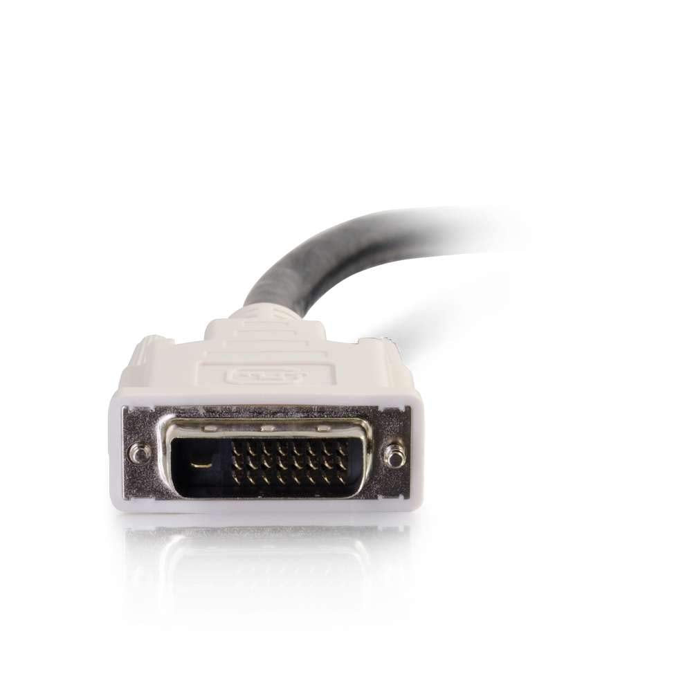C2G Legrand DVI-D to DVI-D Video Cable, Male to Male Dual Link Digital Video Cable, Black Computer Cable, 2 Meter (6.6 Foot) Monitor Cable, 1 Count