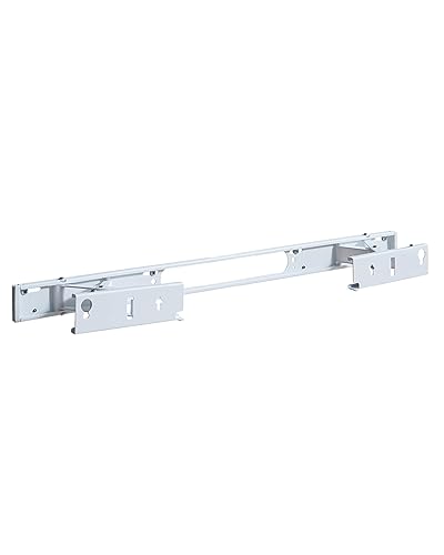 SANUS Extendable Soundbar Wall Mount for Sonos Arc & Sonos Arc Ultra Soundbar - 5” Depth Adjustment Optimized for Dolby Atmos - White Speaker Mount