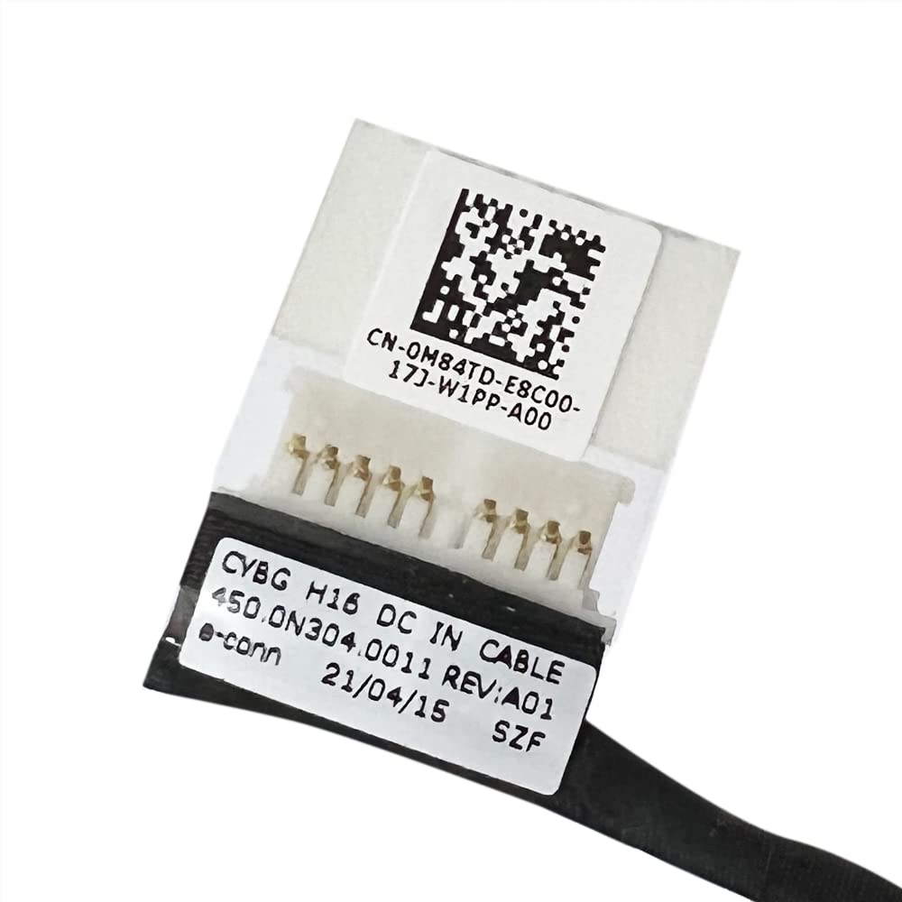 Zahara DC Power Jack Cable Charging Port Replacement for Dell Inspiron 7000 15Plus 16Plus 7610 7510 450.0N304.0011 M84TD, 0M84TD