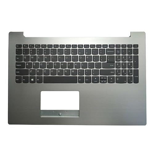 Laptop Replacement Keyboard Fit Lenovo IdeaPad 330-15 330-15AST 330-15IGM 330-15ARR US Layout C Shell (Sliver) 15"