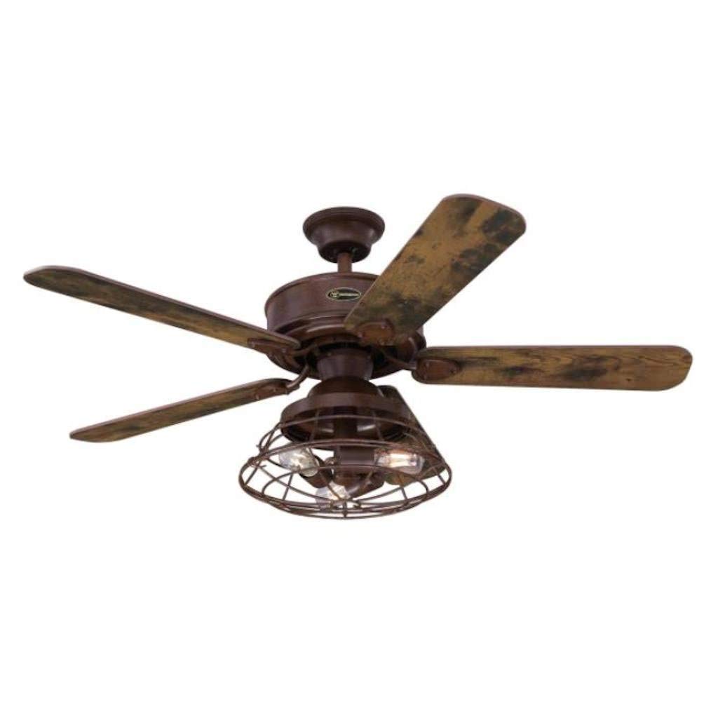 Westinghouse 7220500 Barnett Ceiling Fan with LED Light, 48-Inch, Barnwood