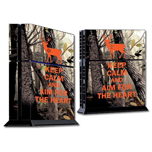 MightySkins Skin Compatible with Sony PS4 Console - Deer Hunter | Protective, Durable, and Unique Vinyl Decal wrap Cover | Easy to Apply, Remove,