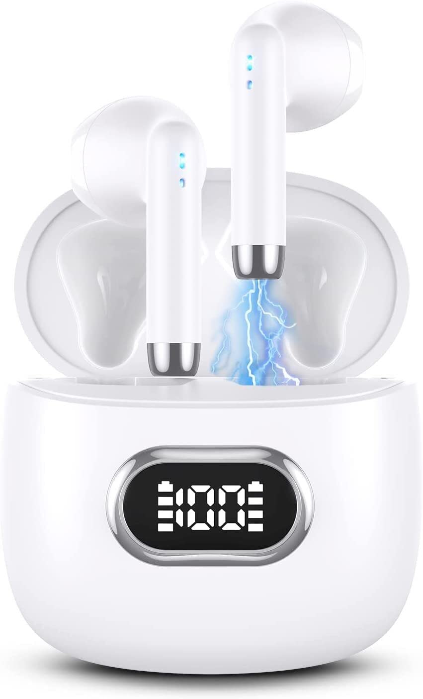 SGNICS Wireless Earbuds, for Nokia X100 Touch Control with Charging Case IPX5 Sweat-Proof TWS Stereo Earphones Hi-Fi Deep Bass Noise Cancellation…