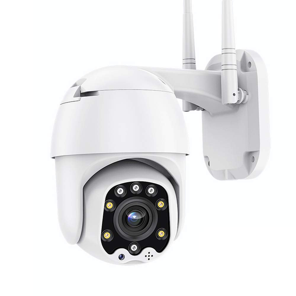 Alptop Outdoor PTZ WiFi IP Security Camera 1080P Home Surveillance Camera Pan/Tilt Two-Way Audio Motion Detection Color Night Vision Auto Tracking