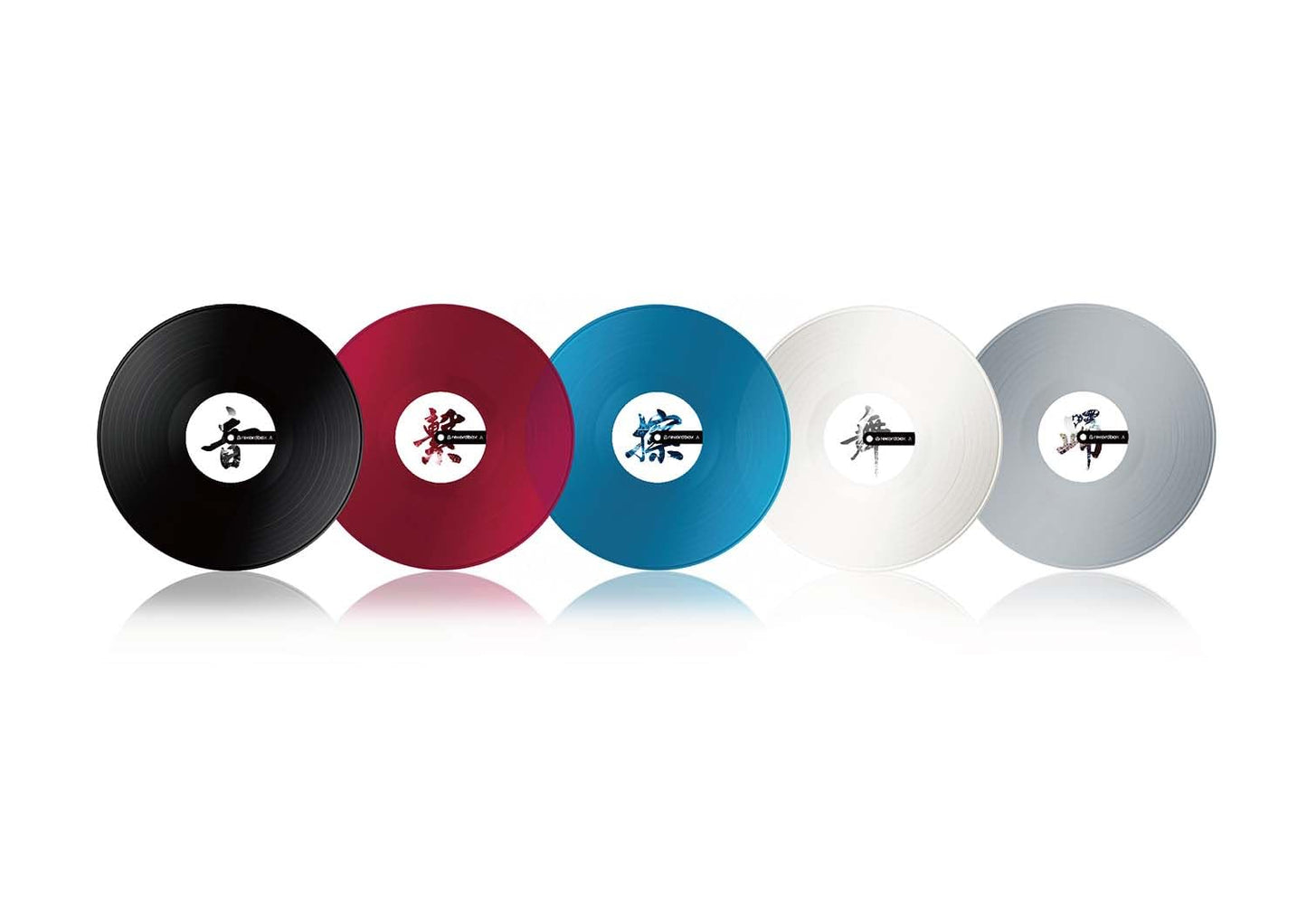 Pioneer DJ RB-VD2-CR Control Vinyl for Rekordbox DJ, Double Pack, Clear Red