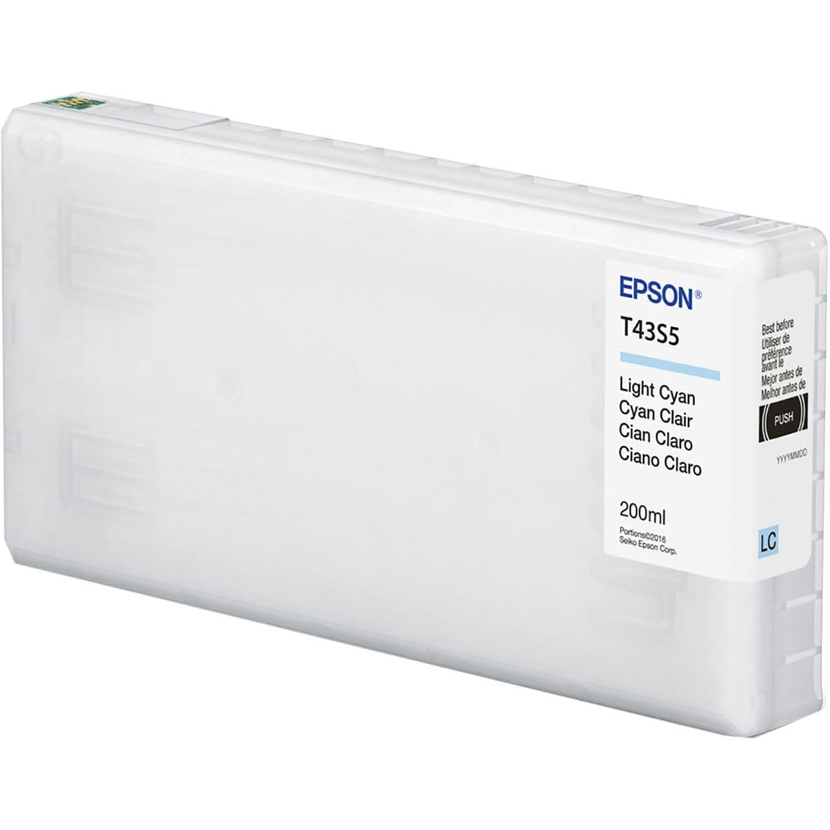 Epson T43S, 200ml Light Cyan Ink Cartridge