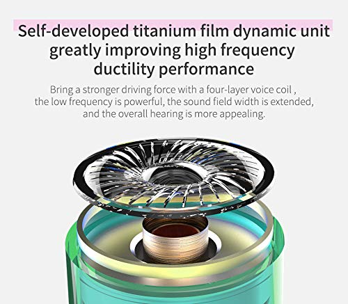 KZ ZSN Dynamic Hybrid Dual Driver in Ear Earphones Detachable Tangle-Free Cable Musicians in-Ear Earbuds Headphones with Microphone (Silver Purple)