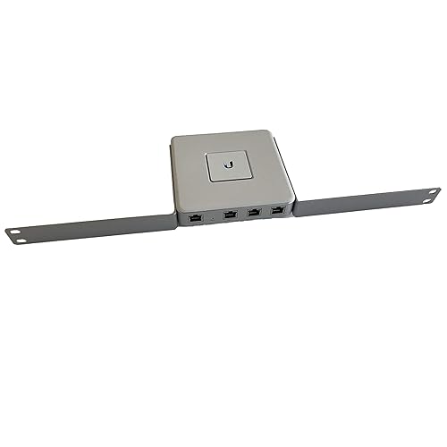RACKIDEA UniFi Security Gateway Ear RI-USGRMBA | Rack Mount Brackets(Ear) for UniFi USG