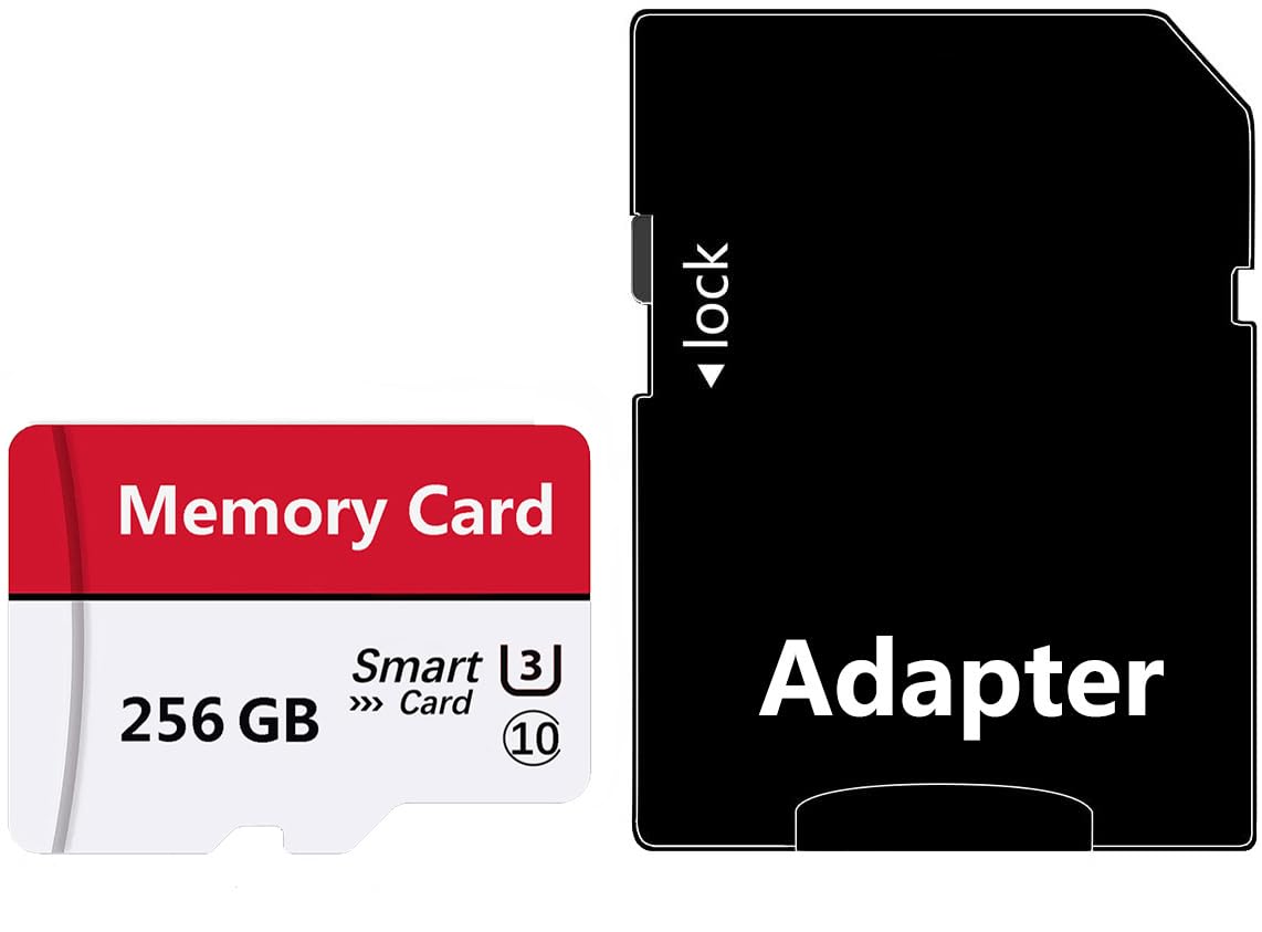Memory Card 256GB Mini TF Card Ultra High Speed Smart Card for Android Phones,Action Camera,Tablets Expanded Storage