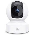 Kasa 1080p Indoor Pan/Tilt Wired Security Camera - Works as a Baby & Pet Monitor, Motion Detection & Tracking, 2-Way Audio, Night Vision