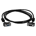 SF Cable, 10ft Ultra Slim SVGA Cable with Ferrites HD15 M/F Triple Shielded
