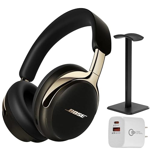 Bose (2nd Gen QuietComfort Ultra Bluetooth Headphones, Wireless Headphones with Spatial Audio, Over Ear Noise Cancelling with Mic, Up to 30 Hours…