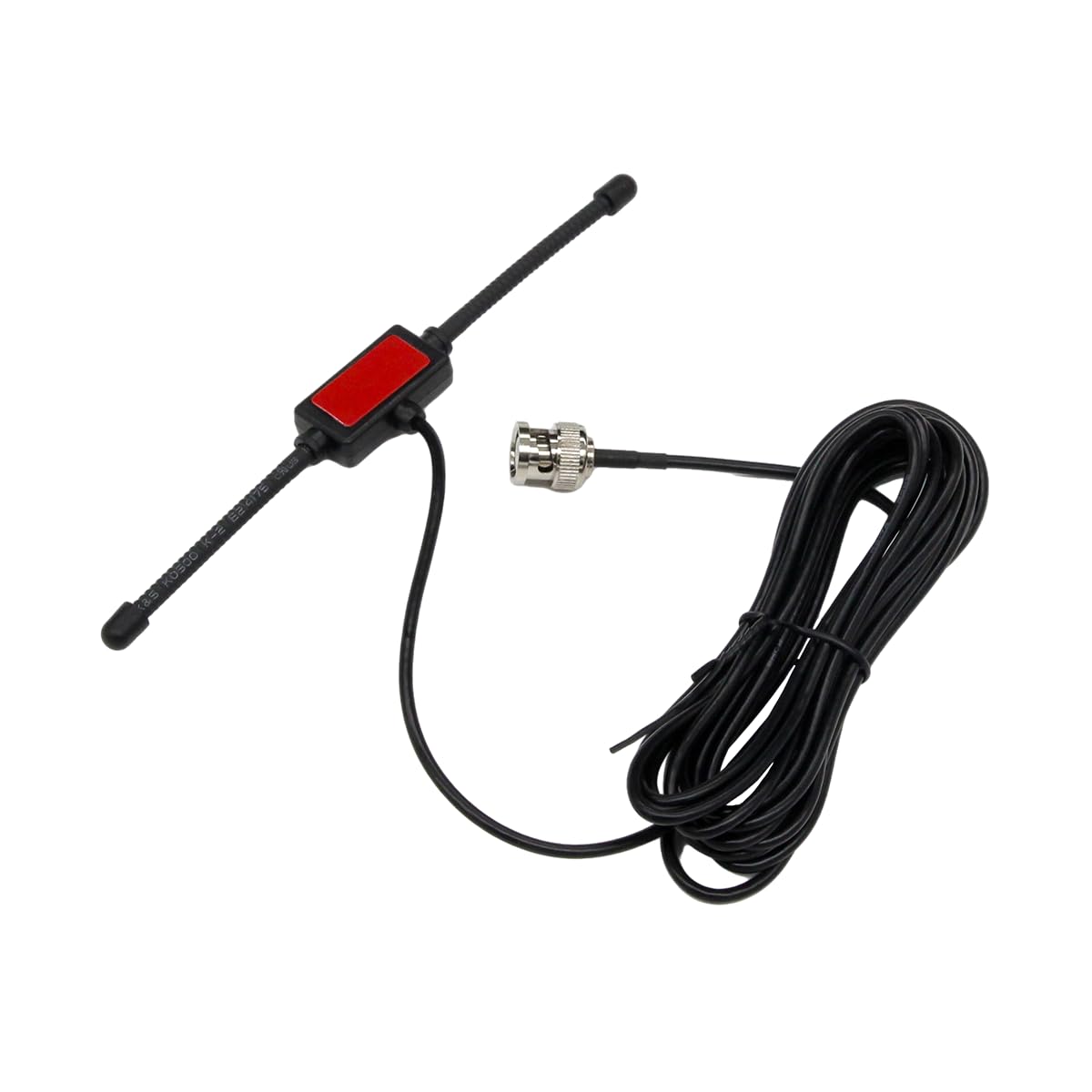 2pcs VHF UHF Car Truck Police Scanner Adhesive Mount Antenna Vehicle Ham Radio Amateur Radio Mobile Scanner BNC Male Dipole Antenna Compatible