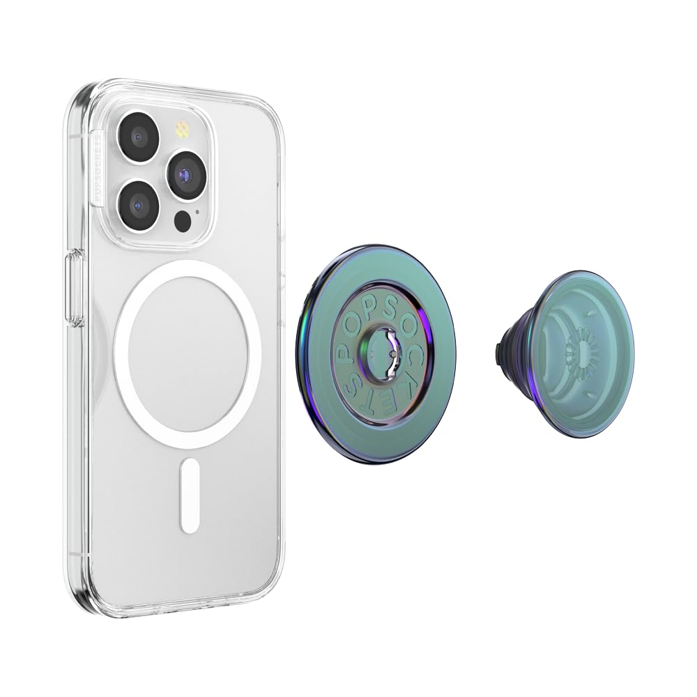 PopSockets Phone Grip for MagSafe, Magnetic Holder, Phone Stand, Green - Nightshade