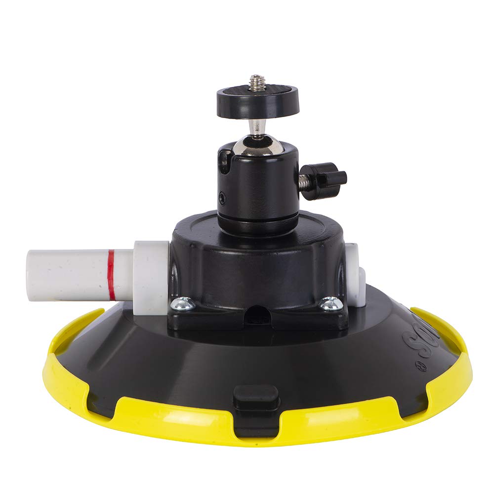 IMT 6" Suction Cup Camera Mount with 360 Ball Head, Air Pump Vacuum Suction Mount for Action Camera/DSLR/Camcorders/Phone, Camera Holder