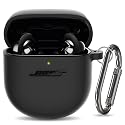 Silicone Case for Bose QuietComfort Earbuds II (2022) & QuietComfort Ultra Case (2023), Shockproof Protective Cover for Bose Earbuds Accessories