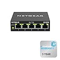 NETGEAR GS305 5-Port Gigabit Ethernet ?????????????????????? ???????????? | Plug-and-Play | Cloud Care's 3 Year Warranty SupportPlus Included