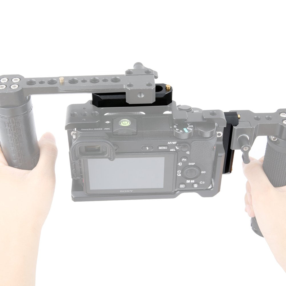 NICEYRIG Quick Release NATO Rail Safety Rail 70cm Long with 1/4'' Mount Slot for Plate/Handle/Cage - 088
