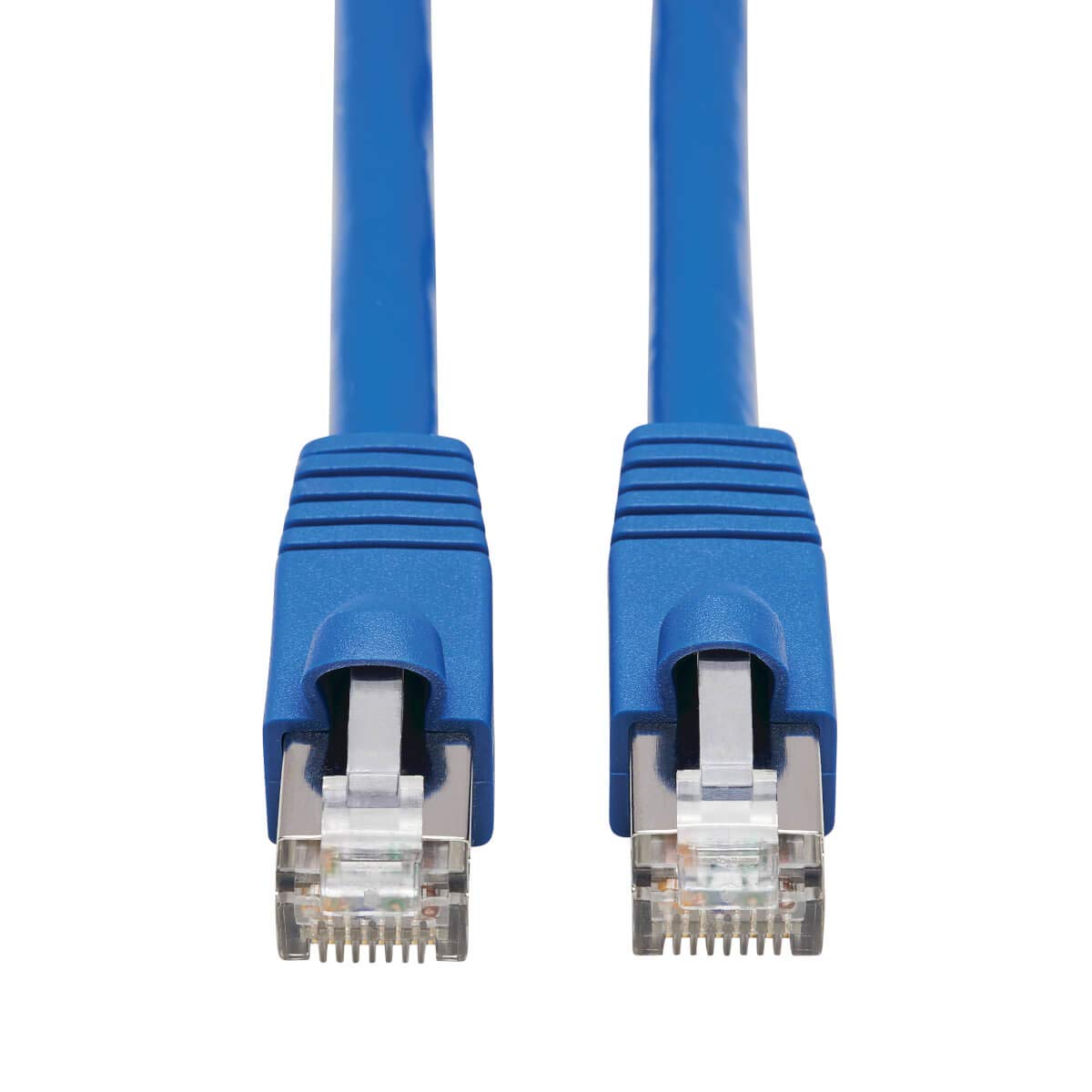 TRIPP LITE Cat6a 10G Ethernet Cable, PoE, CMR-LP, Snagless F/UTP Network Patch Cable (RJ45 M/M), Blue, 6 ft. (N261P-006-BL)