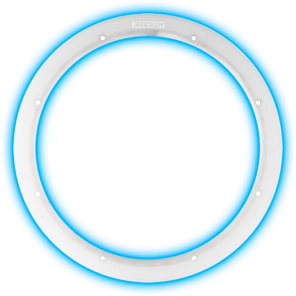 Kicker 47KLSR10 10" Weather Proof Led Lighted Speaker Ring, Single
