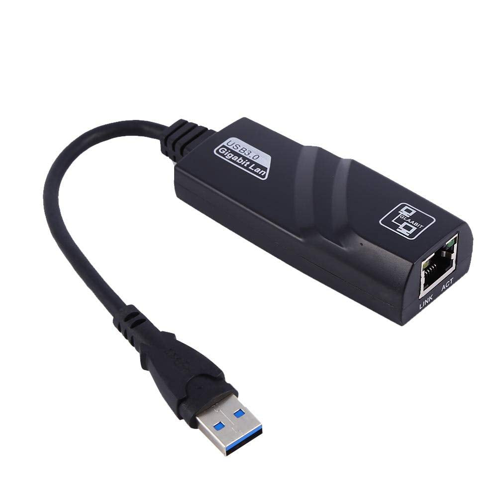 SuperSpeed USB 3.0 to RJ45 Gigabit Ethernet Network Adapter Wired LAN for
