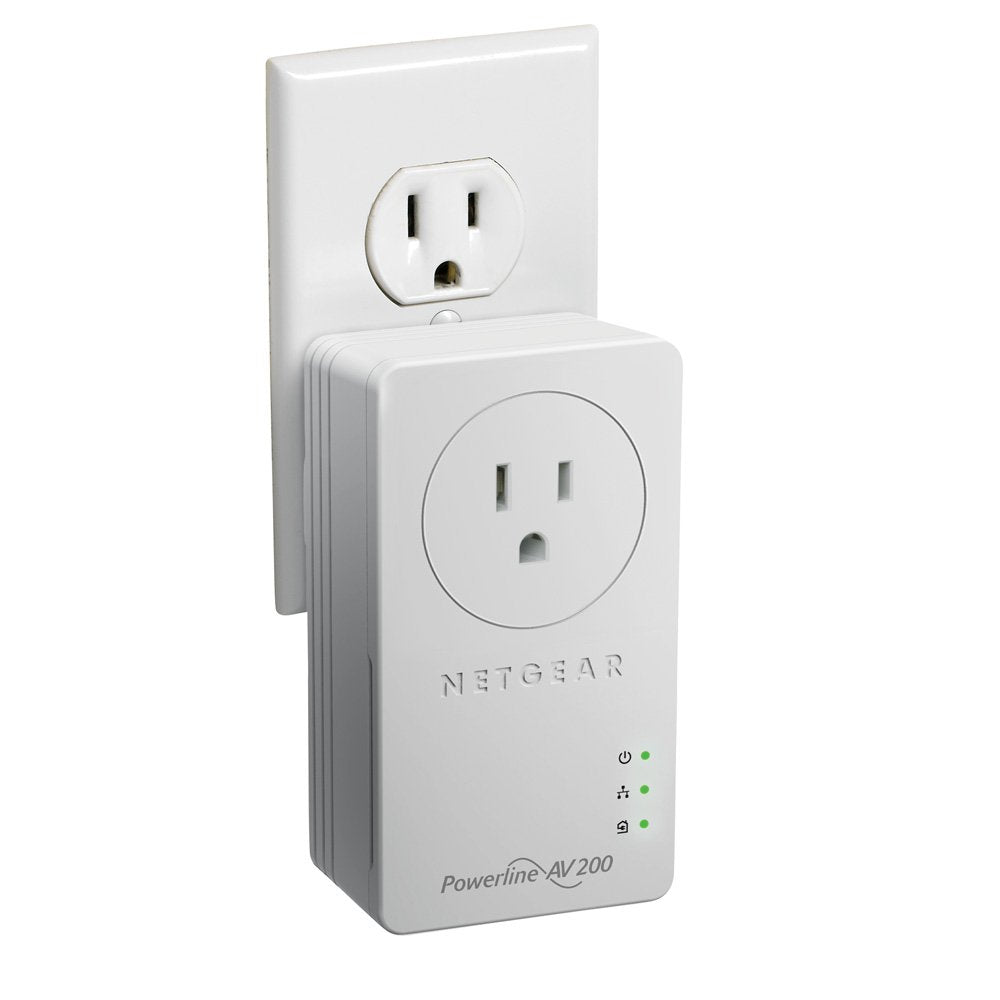 NETGEAR Powerline 200Mbps PassThru Nano Adapter - Starter Kit (XAVB1601)