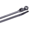 Ancor 199245 Cable Tie, Mounting, 4", Black, 25pc