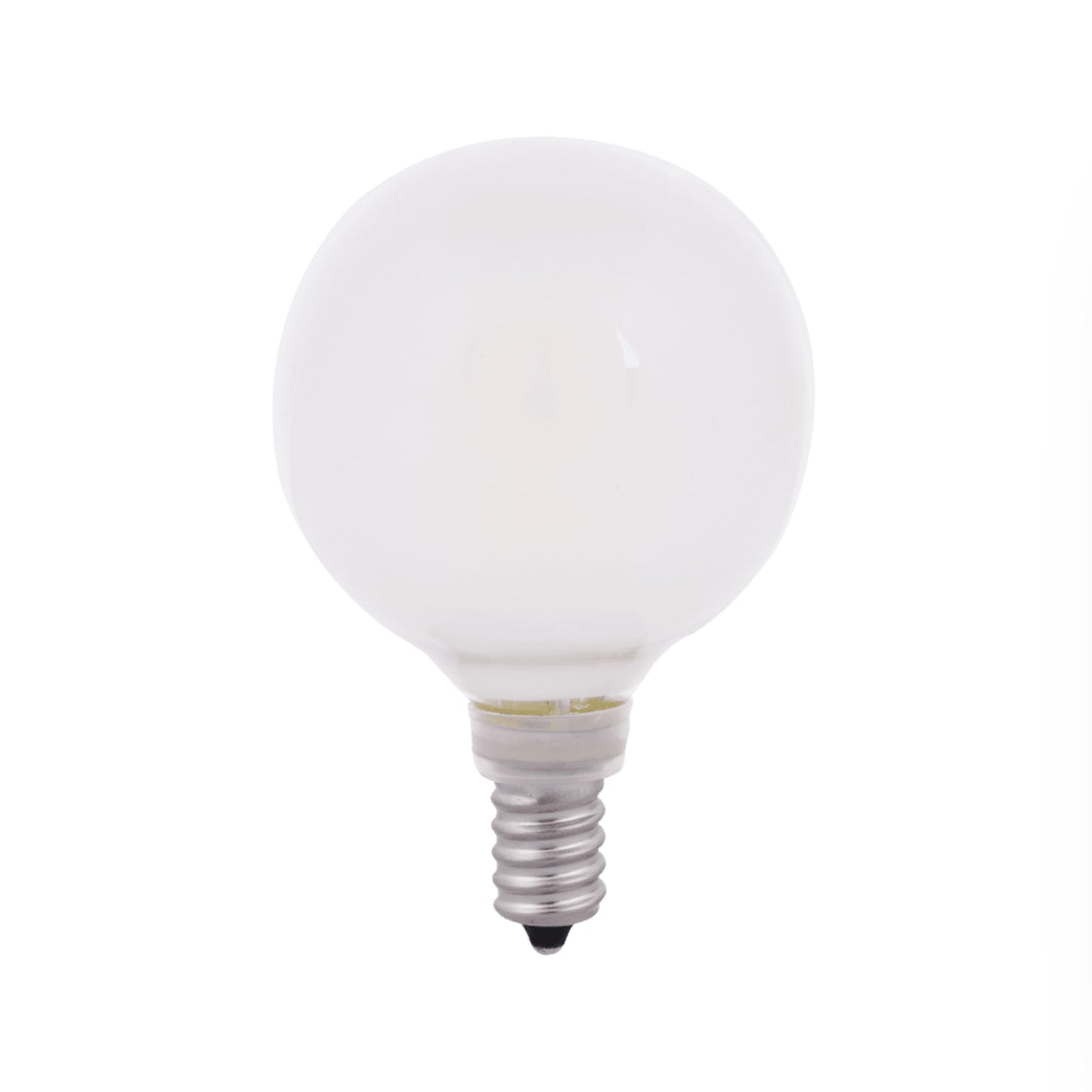 Goodlite G-20034 4.5 Filament Vintage LED G16.5 Globe Bulb, E12 Base, Dimmable 600 Lumens 3000k Warm White, Equivalent to 60w Incandescent, Frosted